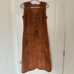 Urban Outfitters - Brown suede tunic